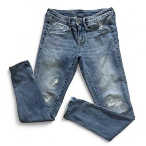 Mossimo distressed stretch jeans